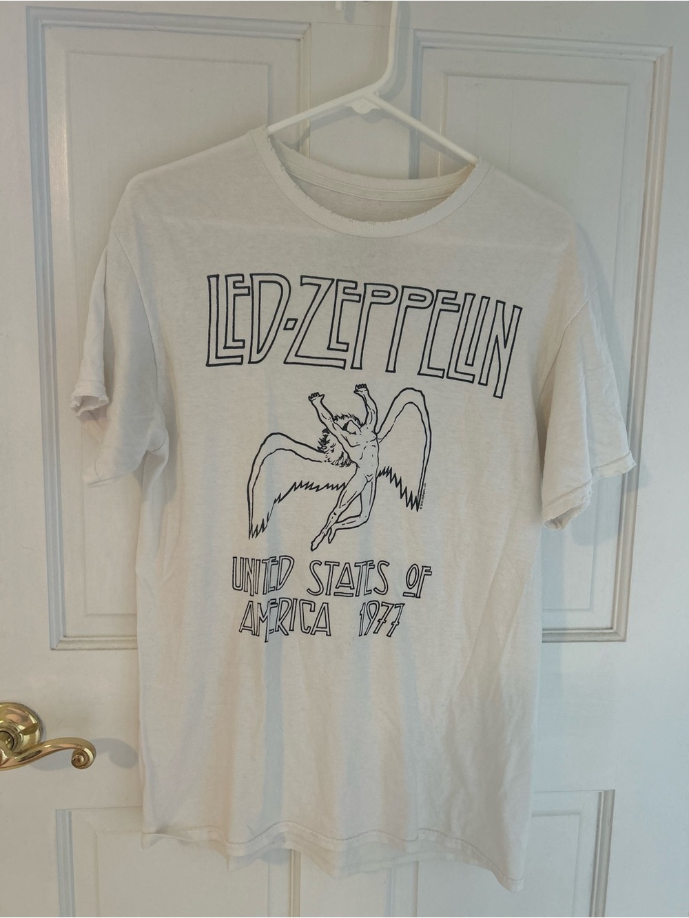 Graphic Band Tee - White